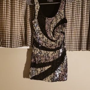 Sparkly mini dress